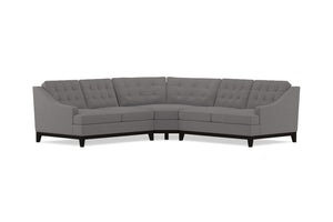 Bannister 3pc Sectional Sofa in ASH