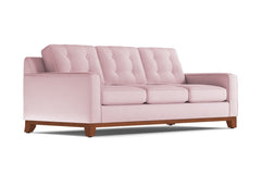 Brentwood Queen Size Sleeper Sofa Bed in BLUSH VELVET
