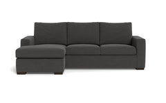Maverick Reversible Chaise Sofa :: Leg Finish: Espresso