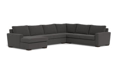 Maverick 4pc Sectional Sofa :: Leg Finish: Espresso / Configuration: LAF - Chaise on the Left