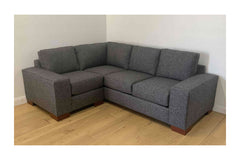 Custom Melrose 3pc Sectional Sofa in SMOKE