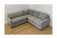 Custom Tuxedo 2pc Sectional Sofa in STONE