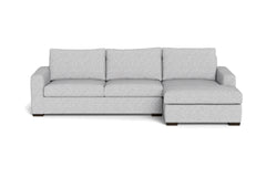 Maverick 2pc Sectional Sofa :: Leg Finish: Espresso / Configuration: RAF - Chaise on the Right