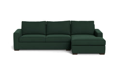 Maverick 2pc Sectional Sofa :: Leg Finish: Espresso / Configuration: RAF - Chaise on the Right