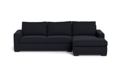 Maverick 2pc Sectional Sofa :: Leg Finish: Espresso / Configuration: RAF - Chaise on the Right