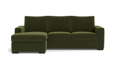 Maverick Reversible Chaise Sofa :: Leg Finish: Espresso
