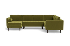Sadie 4pc Sectional Sofa :: Leg Finish: Espresso / Configuration: LAF - Chaise on the Left