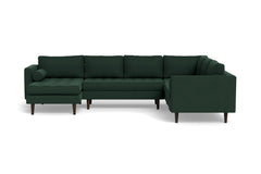 Sadie 4pc Sectional Sofa :: Leg Finish: Espresso / Configuration: LAF - Chaise on the Left