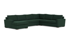 Maverick 4pc Sectional Sofa :: Leg Finish: Espresso / Configuration: LAF - Chaise on the Left