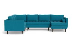 Sadie 4pc Sectional Sofa :: Leg Finish: Espresso / Configuration: RAF - Chaise on the Right