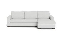 Maverick 2pc Sectional Sofa :: Leg Finish: Espresso / Configuration: RAF - Chaise on the Right