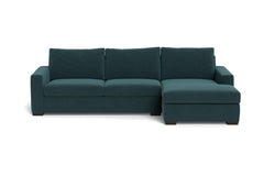 Maverick 2pc Sectional Sofa :: Leg Finish: Espresso / Configuration: RAF - Chaise on the Right
