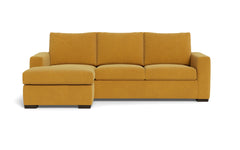 Maverick Reversible Chaise Sofa :: Leg Finish: Espresso