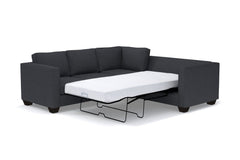 Catalina 2pc Sleeper L-Sectional :: Leg Finish: Espresso / Sleeper Option: Memory Foam Mattress