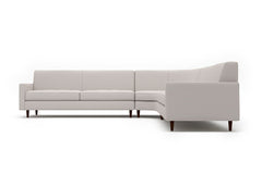 Huxley 3pc Curved L-Sectional Sofa :: Configuration: Two Arms