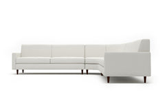 Huxley 3pc Curved L-Sectional Sofa :: Configuration: Two Arms