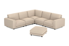 Conrad 6pc Modular Sectional Sofa with Ottoman