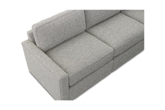 Phoenix 4pc Modular Sectional Sofa :: Configuration: RAF - Chaise on the Right / Arm Style: Track Arm