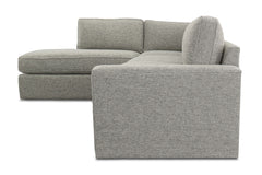 Phoenix 4pc Modular Sectional Sofa :: Configuration: L.A.F. - Chaise on the Left / Arm Style: Track Arm