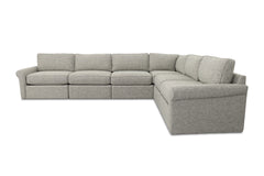 Phoenix 6pc Modular Sectional Sofa :: Configuration: Two Arms / Arm Style: Rolled Arm