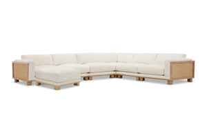 Bailey 7pc Modular Sectional Sofa w/ Ottoman