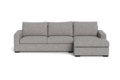 Maverick 2pc Sectional Sofa :: Leg Finish: Espresso / Configuration: RAF - Chaise on the Right