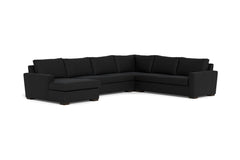 Maverick 4pc Sectional Sofa :: Leg Finish: Espresso / Configuration: LAF - Chaise on the Left