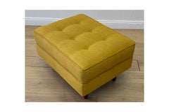 Monroe Ottoman 23x30 in MUSTARD