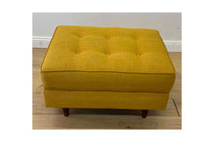Monroe Ottoman 23x30 in MUSTARD