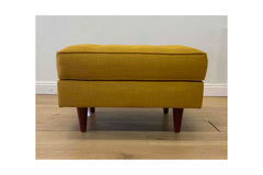 Monroe Ottoman 23x30 in MUSTARD