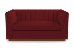 Nora Apartment Size Sleeper Sofa Bed in BERRY