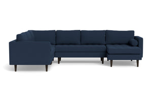 Sadie 4pc Sectional Sofa :: Leg Finish: Espresso / Configuration: RAF - Chaise on the Right