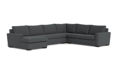 Maverick 4pc Sectional Sofa :: Leg Finish: Espresso / Configuration: LAF - Chaise on the Left