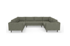 Sadie 5pc Sectional Sofa :: Leg Finish: Espresso