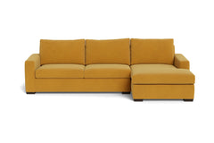 Maverick 2pc Sectional Sofa :: Leg Finish: Espresso / Configuration: RAF - Chaise on the Right