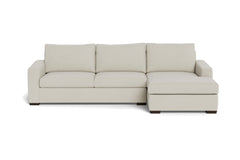 Maverick 2pc Sectional Sofa :: Leg Finish: Espresso / Configuration: RAF - Chaise on the Right