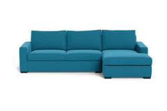 Maverick 2pc Sectional Sofa :: Leg Finish: Espresso / Configuration: RAF - Chaise on the Right