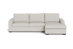 Maverick 2pc Sectional Sofa :: Leg Finish: Espresso / Configuration: RAF - Chaise on the Right
