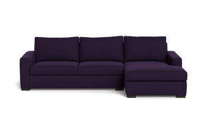 Maverick 2pc Sectional Sofa :: Leg Finish: Espresso / Configuration: RAF - Chaise on the Right