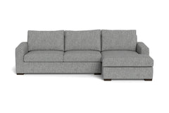 Maverick 2pc Sectional Sofa :: Leg Finish: Espresso / Configuration: RAF - Chaise on the Right
