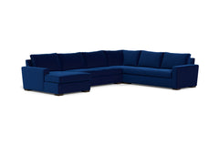 Maverick 4pc Sectional Sofa :: Leg Finish: Espresso / Configuration: LAF - Chaise on the Left