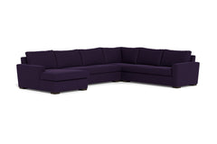 Maverick 4pc Sectional Sofa :: Leg Finish: Espresso / Configuration: LAF - Chaise on the Left