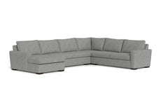 Maverick 4pc Sectional Sofa :: Leg Finish: Espresso / Configuration: LAF - Chaise on the Left