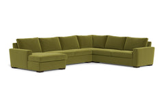 Maverick 4pc Sectional Sofa :: Leg Finish: Espresso / Configuration: LAF - Chaise on the Left