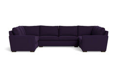 Maverick 5pc Sectional Sofa :: Leg Finish: Espresso