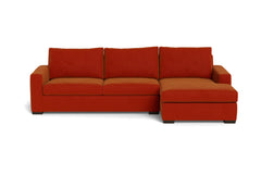 Maverick 2pc Sectional Sofa :: Leg Finish: Espresso / Configuration: RAF - Chaise on the Right