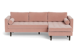 Sadie Reversible Chaise Sofa :: Leg Finish: Espresso