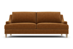 Soto Apartment Size Sofa :: Leg Finish: Weathered Oak