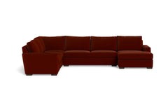 Maverick 4pc Sectional Sofa :: Leg Finish: Espresso / Configuration: RAF - Chaise on the Right