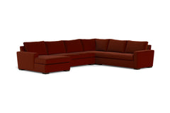 Maverick 4pc Sectional Sofa :: Leg Finish: Espresso / Configuration: LAF - Chaise on the Left